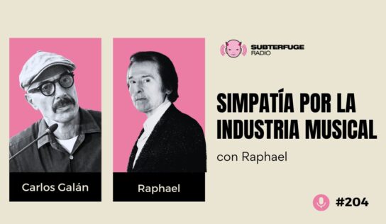 Raphael protagoniza una nueva entrega del podcast Simpatía por la industria musical de Carlos Galán